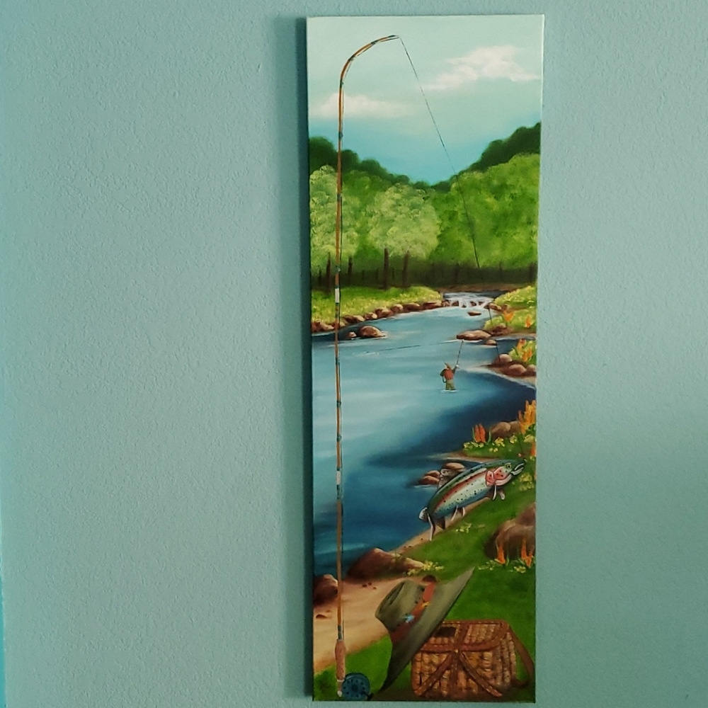 Origional Oil Painting 'On the Fly'